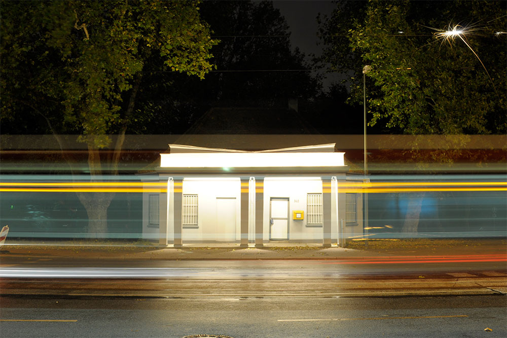 Lichtgestaltung Bochum Gerthe, Kitschbude, Realisierung: Dennis Köhler