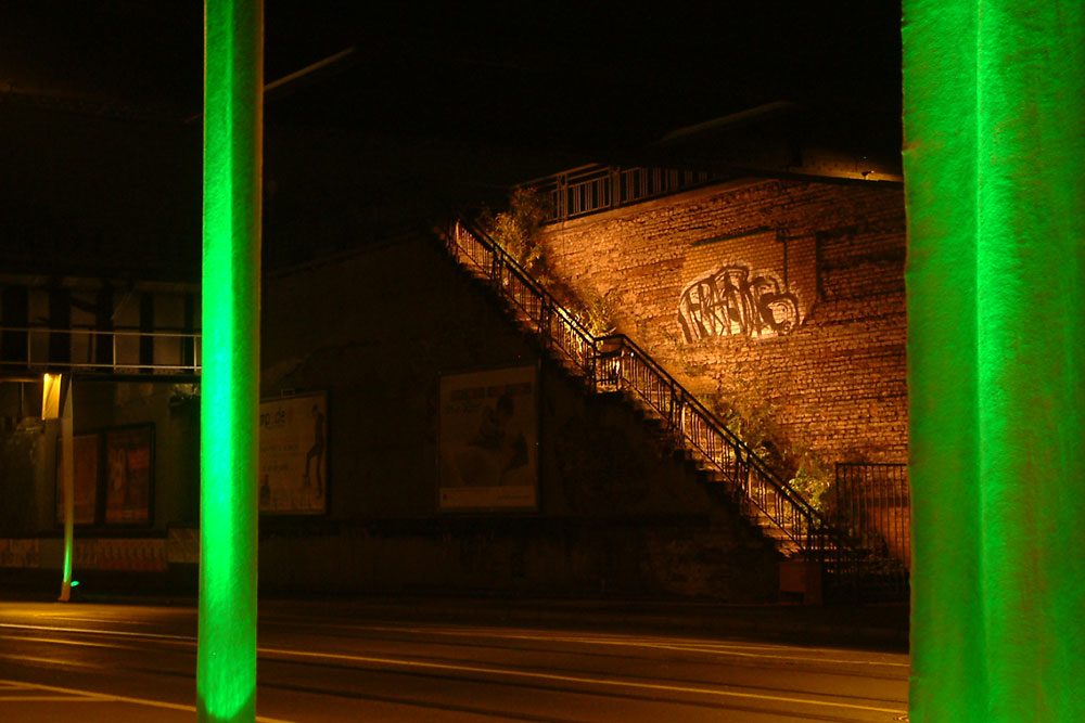 Lichtgestaltung Dortmund Nordstadt, Realisierung: Dennis Köhler