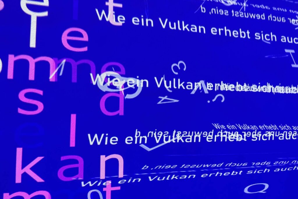 Lichtkunst prompt, Wedinghausen Arnsberg. Konzept: Dennis Köhler